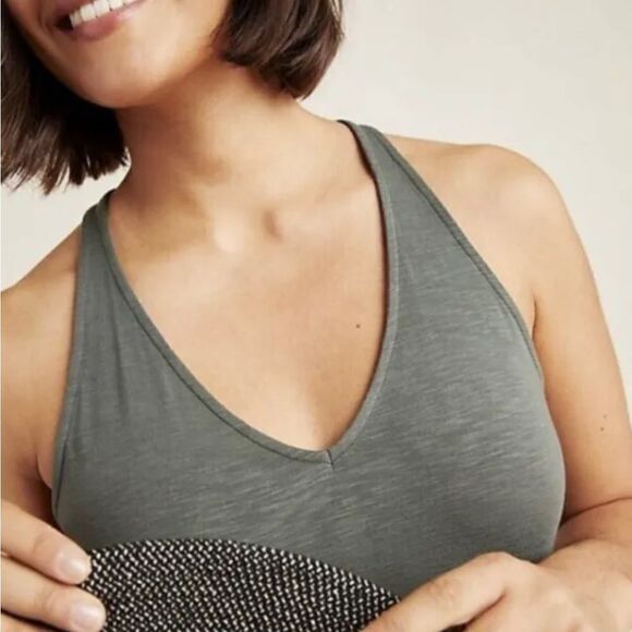 Anthropologie Dolan Fabina Women’s Tank Dress Colorblock Green Black size XS EUC - Picture 8 of 11